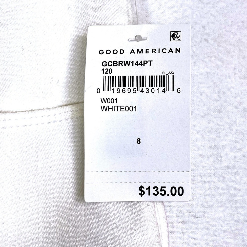 Good American White Boot Cut Jeans - Picture 5 of 9